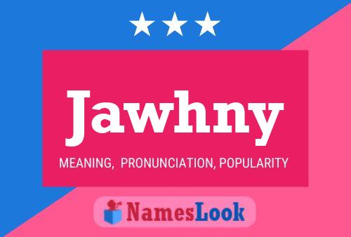 ملصق اسم Jawhny