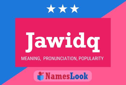 ملصق اسم Jawidq