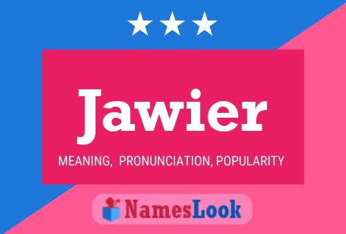 ملصق اسم Jawier