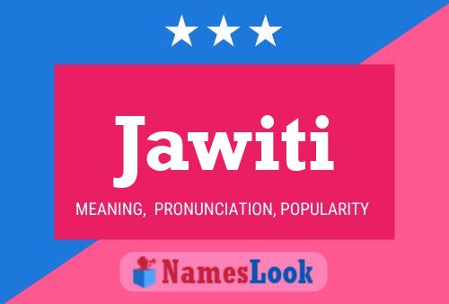 ملصق اسم Jawiti