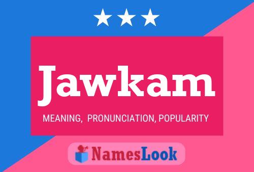 ملصق اسم Jawkam