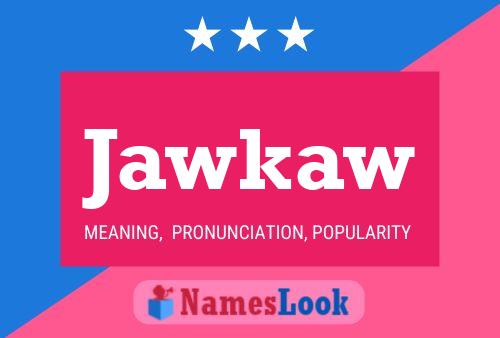 ملصق اسم Jawkaw