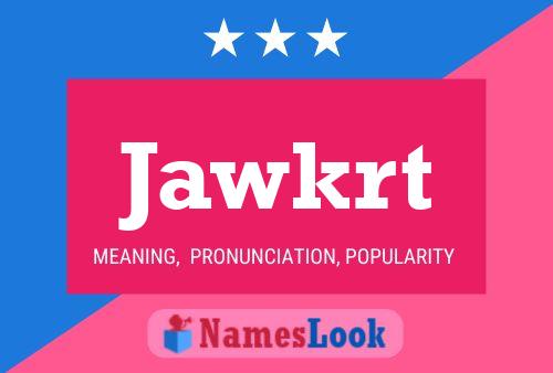 ملصق اسم Jawkrt