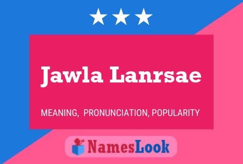 ملصق اسم Jawla Lanrsae