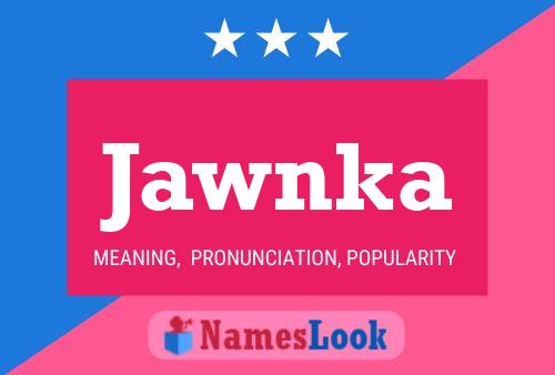 ملصق اسم Jawnka