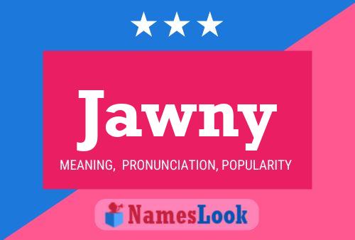 ملصق اسم Jawny