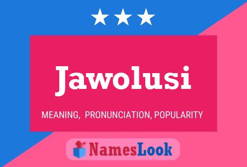 ملصق اسم Jawolusi