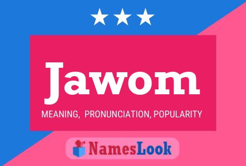 ملصق اسم Jawom