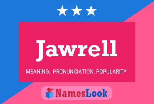 ملصق اسم Jawrell