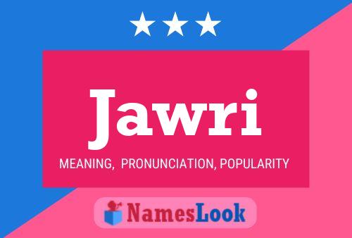 ملصق اسم Jawri