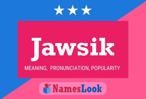 ملصق اسم Jawsik