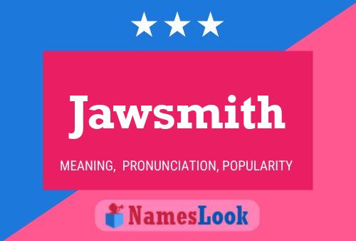 ملصق اسم Jawsmith