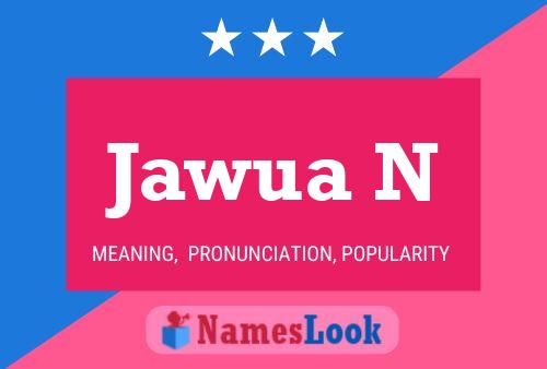 ملصق اسم Jawua N