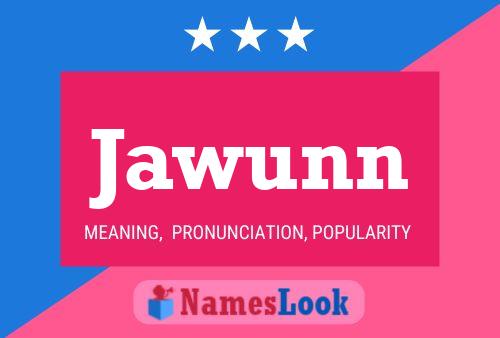 ملصق اسم Jawunn