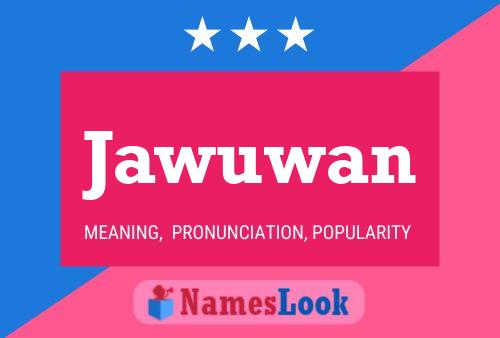 ملصق اسم Jawuwan