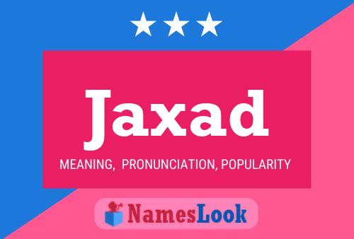 ملصق اسم Jaxad