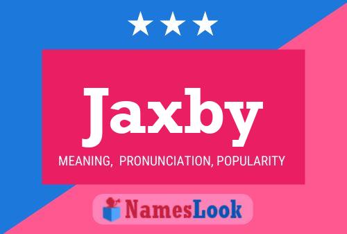 ملصق اسم Jaxby