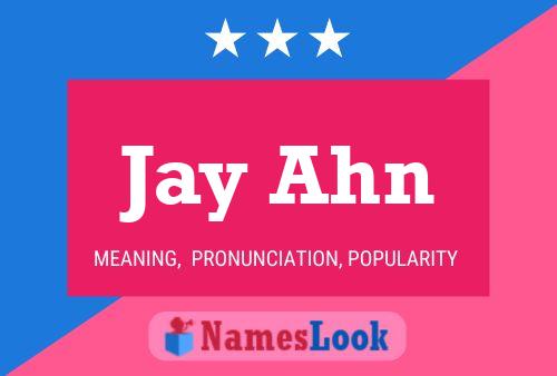 ملصق اسم Jay Ahn