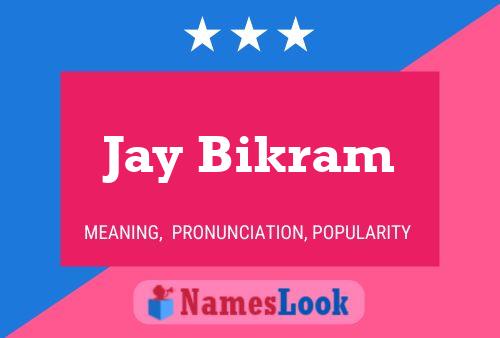 ملصق اسم Jay Bikram