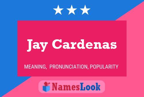 ملصق اسم Jay Cardenas