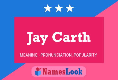 ملصق اسم Jay Carth