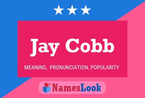 ملصق اسم Jay Cobb