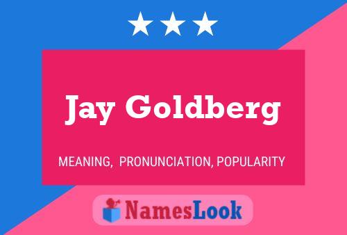 ملصق اسم Jay Goldberg