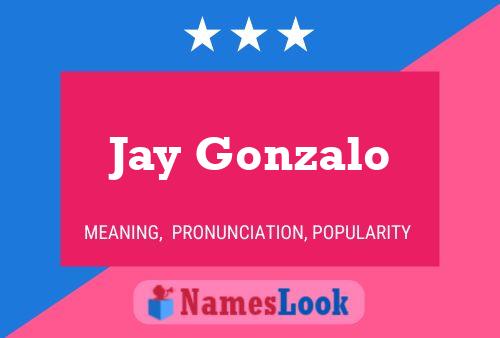 ملصق اسم Jay Gonzalo