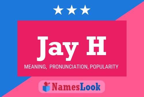 ملصق اسم Jay H