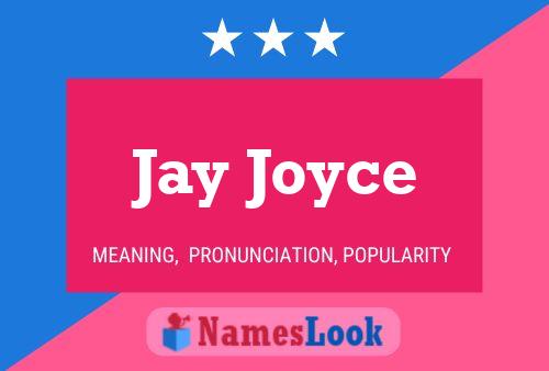 ملصق اسم Jay Joyce