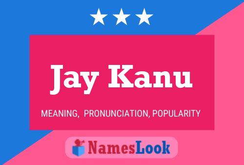 ملصق اسم Jay Kanu