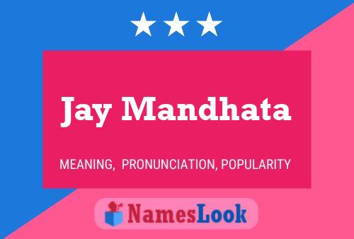 ملصق اسم Jay Mandhata