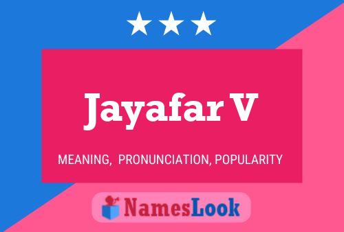 ملصق اسم Jayafar V