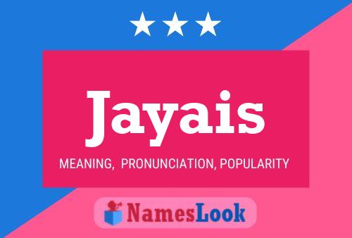 ملصق اسم Jayais