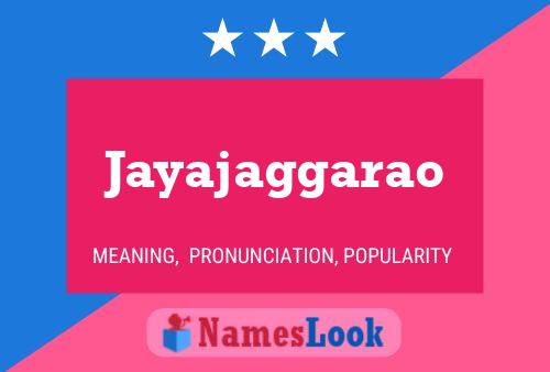 ملصق اسم Jayajaggarao