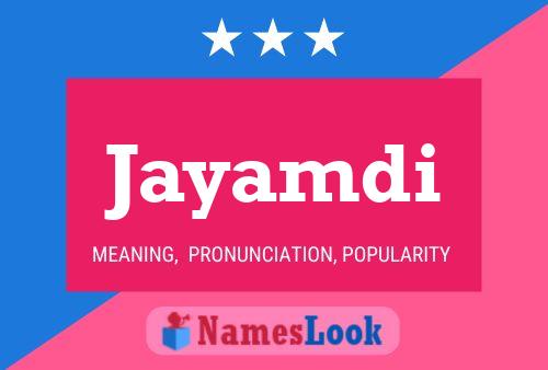 ملصق اسم Jayamdi