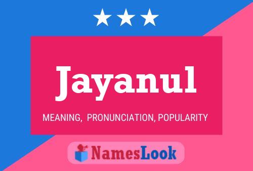 ملصق اسم Jayanul