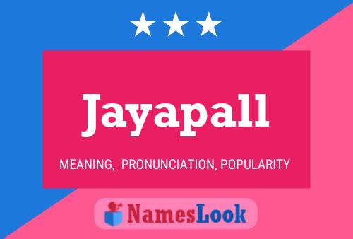 ملصق اسم Jayapall