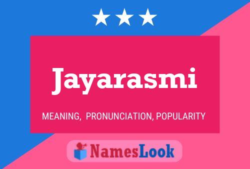 ملصق اسم Jayarasmi