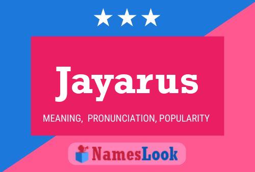 ملصق اسم Jayarus