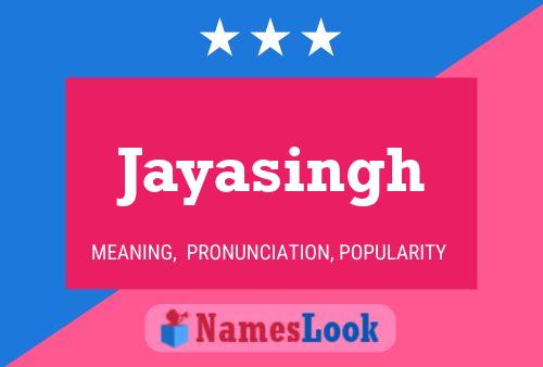 ملصق اسم Jayasingh