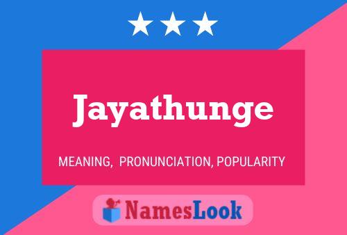 ملصق اسم Jayathunge