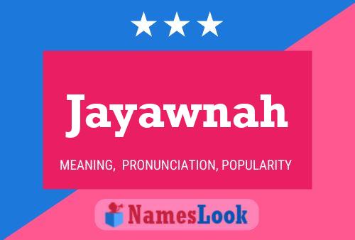 ملصق اسم Jayawnah