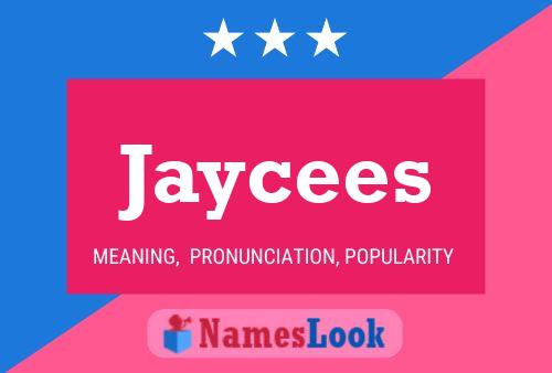 ملصق اسم Jaycees