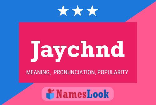 ملصق اسم Jaychnd