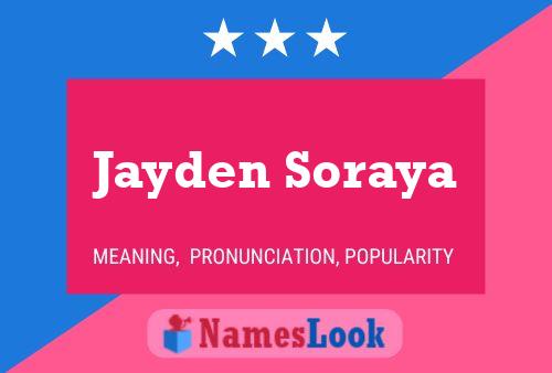 ملصق اسم Jayden Soraya