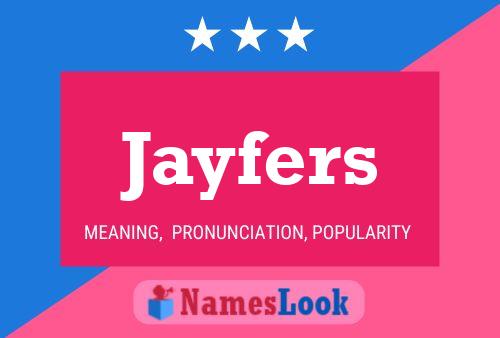 ملصق اسم Jayfers