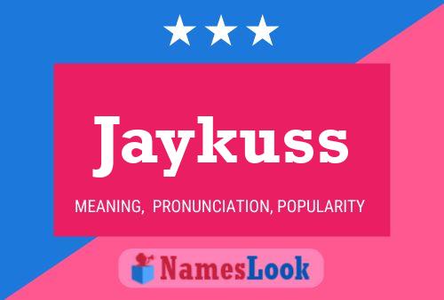 ملصق اسم Jaykuss