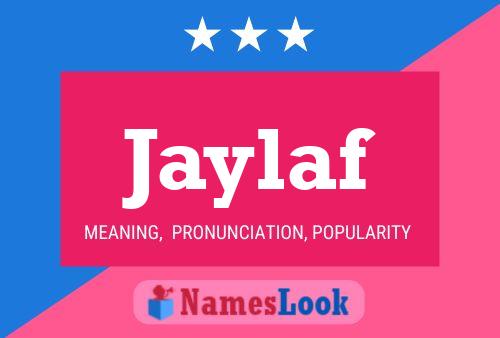 ملصق اسم Jaylaf