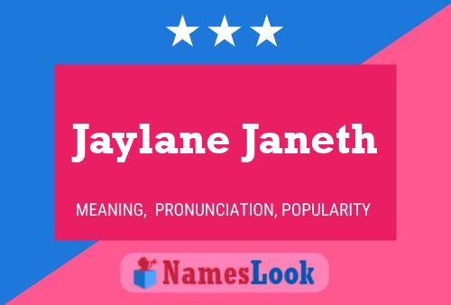 ملصق اسم Jaylane Janeth